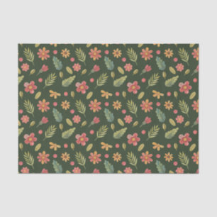 Whimsical Forest Flowers & Leaves  Tissue Paper