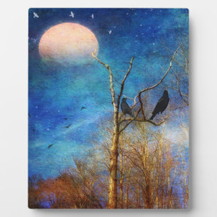 Whimsical Forest Scene Plaque