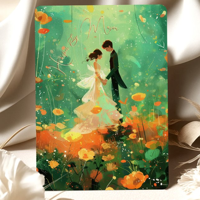 Whimsical Forest Wedding Invitation (Creator Uploaded)