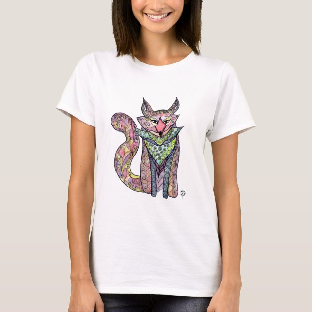 Whimsical Fox Custom Tee (Front)