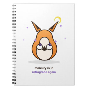 Whimsical Fox Illustration Notebook