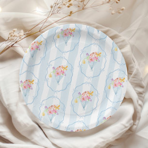 Whimsical Fresh Off the market Bridal shower Paper Plate