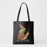 Whimsical Frog Wizard Off to Cause A Kerfuffle 