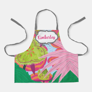 Whimsical Fruits and Plants Apron