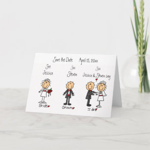 Whimsical Fun Save the Date! Announcement