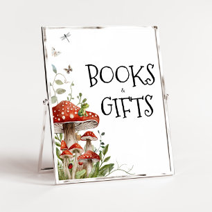 Whimsical Fungi Mushroom Fall Books and Gifts Poster