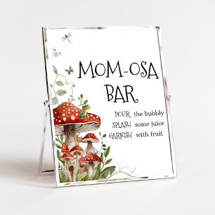 Whimsical Fungi Mushroom Fall Mum Osa Bar Poster