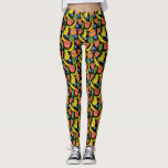 Whimsical Funny Fruit Salad Pattern Leggings<br><div class="desc">Hope you like this fun design. Customise it with your own text too. And check my shop for matching items like tshirts,  towels,  wrapping paper,  cards and more! If you'd like something custom please drop me a note. Thanks for checking out my designs!</div>