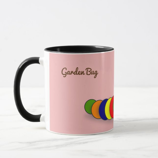 Whimsical Garden Bug Mug (Left)