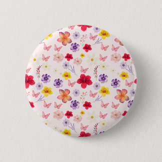 Whimsical Garden Button