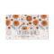 Whimsical Garden in Orange Business Card