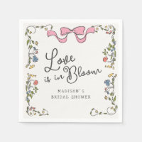 Whimsical Garden Party Floral Doodle Bridal Shower