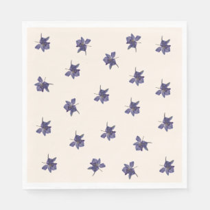 Whimsical Garden Wildflower  Napkin