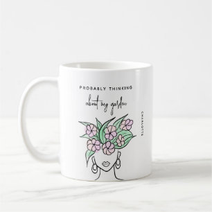 Whimsical Gardener Personalised Coffee Mug