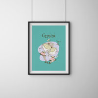 Whimsical Gemini Twin Girls