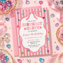 Whimsical Gemstone Girl Birthday Party