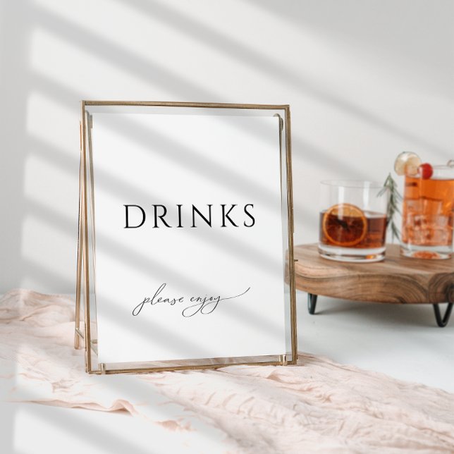 Whimsical Gender Neutral Baby Shower Drinks Sign (Creator Uploaded)