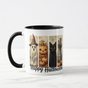 Whimsical Ghosts, Cats & Cosy Creatures Mug