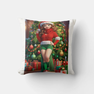 Whimsical Gingerbread Delight T-Shirt Designs" Cushion