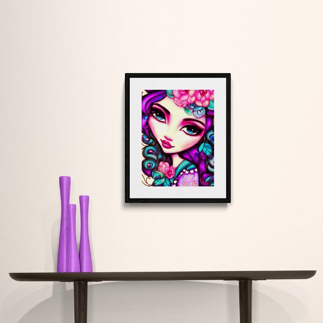 Whimsical Girl Artistic Poster (Creator Uploaded)