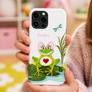 Whimsical Girl Frog   Personalised iPhone 13 Pro Max Case