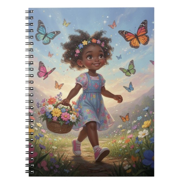 Whimsical Girl Notebook (Front)