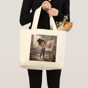 Whimsical Girl Tote Bag