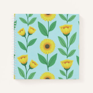 Whimsical Glee Bloom  Notebook