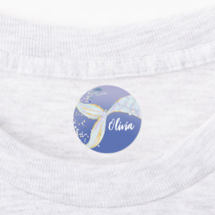 Whimsical Glitter Mermaid Beachy Under the Sea 