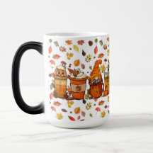 Whimsical Gnome Pumkin Latte mug
