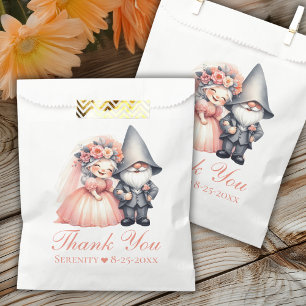  Whimsical Gnome Rustic Garden Wedding Thank You Favour Bags