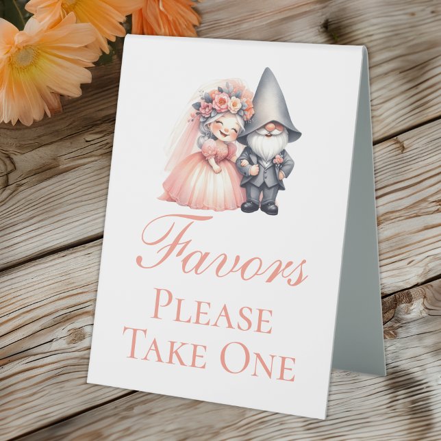 Whimsical Gnome Rustic Wedding Favours Table (Creator Uploaded)