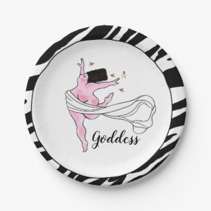 "Whimsical Goddess" Paper Plates
