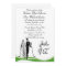 Whimsical Golfing Couple Wedding Invitations