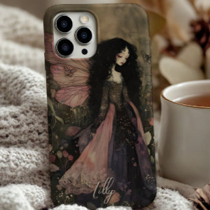 Whimsical Gothic Fairy Dark Fantasy Personalised iPhone 15 Mini Case