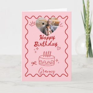 Whimsical grandma birthday  card