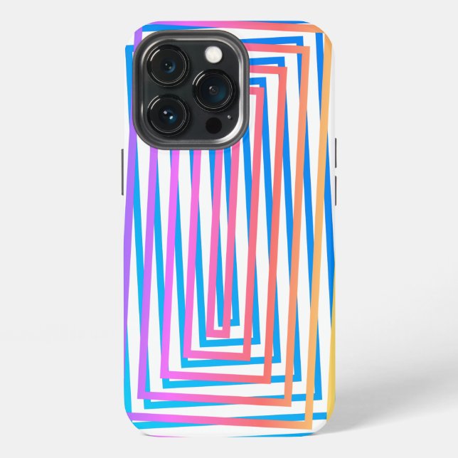 Whimsical Graphic Design  iPhone Case (Back)