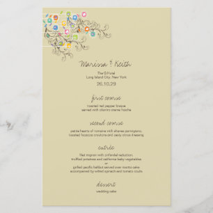 Whimsical Groovy Flower Garden Chic Wedding Party