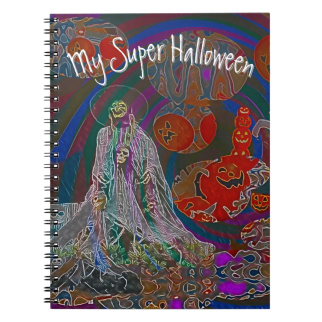 Whimsical Halloween Dreams Notebook (Front)