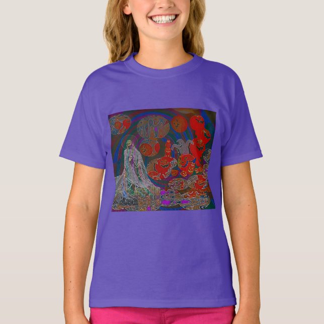 Whimsical Halloween Dreams T-Shirt (Front)