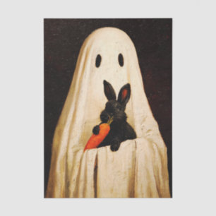 Whimsical Halloween Ghost & Rabbit FS5L Decoupage Tissue Paper