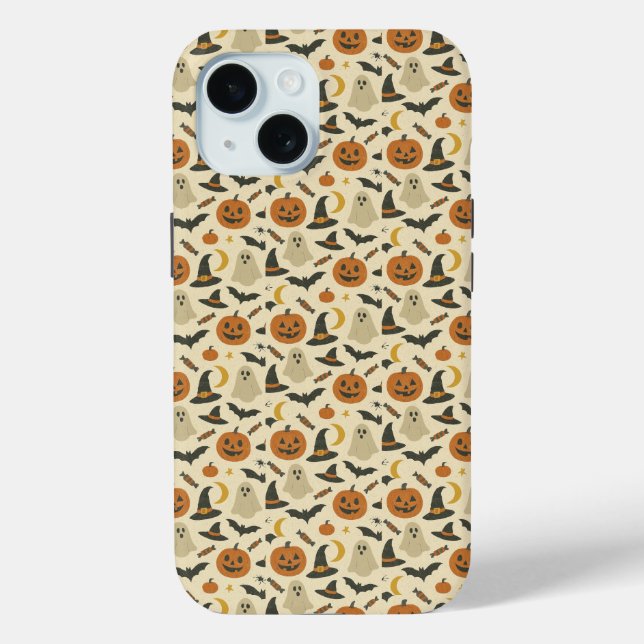 Whimsical Halloween Pattern Case-Mate iPhone Case (Back)