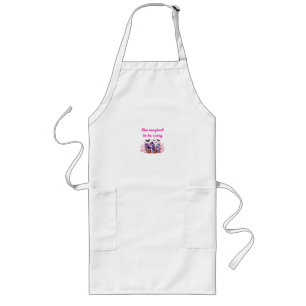 Whimsical Halloween Ponies Illustration – "Too Mag Long Apron