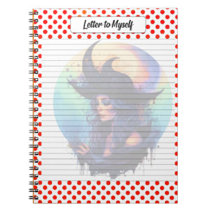 Whimsical Halloween Themed Letter to Self Notebook