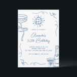 Whimsical Hand Drawn 30th Birthday Party Invitation<br><div class="desc">Turn 30 in style with this Whimsical Hand Drawn 30th Birthday Invitation featuring a disco ball, quirky bows, and a whimsical cocktail illustration. With playful charm and modern flair, this invite sets the tone for a fun, lighthearted celebration. Perfect for the birthday girl who loves a little sparkle, a little...</div>