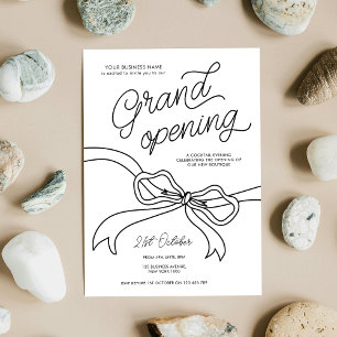 Whimsical Hand Drawn Business Grand Opening Invitation