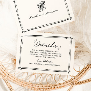 Whimsical Hand Drawn Doodles Invitation