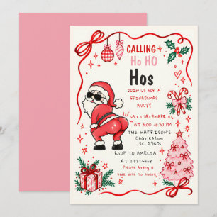 Whimsical Hand Drawn Friendsmas Christmas Party Invitation