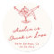 Whimsical Hand Drawn Red Bachelorette
