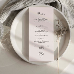 Whimsical Hand drawn ribbon Menu
